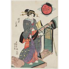 日本版画 "Daishi mairi..." 由 Utagawa Kunisada, 歌川国貞 (Utagawa Kunisada I (Toyokuni III)) 创作