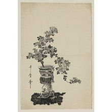 Kitagawa Utamaro: Flower Arrangement - Museum of Fine Arts