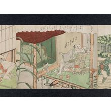 Suzuki Harunobu: No. 7 from the erotic series The Amorous Adventures of Mane'emon (Fûryû enshoku Mane'emon) - Museum of Fine Arts