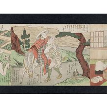 Suzuki Harunobu: No. 9 from the erotic series The Amorous Adventures of Mane'emon (Fûryû enshoku Mane'emon) - Museum of Fine Arts