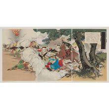 Ôkura Kôtô: Sino-Japanese War: Our Armed Forces Win a Great Victory (Nisshin ... gekisen no zu, Wagagun no daishôri) - Museum of Fine Arts