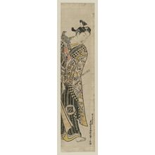 Okumura Masanobu: Actor Sanogawa Ichimatsu as a Falconer - Museum of Fine Arts