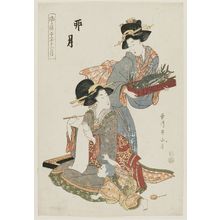 Kikugawa Eizan: The Fourth Month (Uzuki), from the series Fashionable Twelve Months of Precious Children (Fûryû kodakara jûni tsuki) - Museum of Fine Arts
