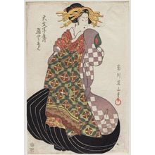 菊川英山: Hitomoto of the Daimonjiya - ボストン美術館