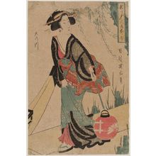 菊川英山: River of Heaven (Amanokawa): The Tanabata Festival, from the series Modern Beauties for the Five Festivals (Tôsei bijin Gosekku) - ボストン美術館