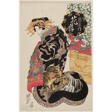 渓斉英泉: Hanaôgi of the Ôgiya - ボストン美術館