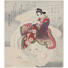 Totoya Hokkei: Eguchi, from the series Nô Plays for the Hanazono Club (Hanazono yôkyoku bantsuzuki) - Museum of Fine Arts