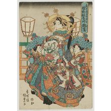 Utagawa Kunisada: Matsushima of the Sanomatsuya - Museum of Fine Arts