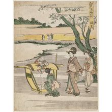 Teisai Hokuba: Meguro, Edo meisho asobi? - Museum of Fine Arts