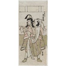 Utagawa Toyomaru (Katsukawa Shunrô II)创作的日本版画《Actor Ichikawa Danjuro (V?) as Masakado》