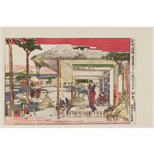 葛飾北斎: Act VI (Dai rokudanme), from the series Newly Published Perspective Pictures of Chûshingura (Shinpan uki-e Chûshingura) - ボストン美術館