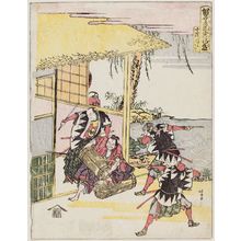 Katsushika Hokusai: Act XI, the Night Attack (Jûichidanme, Youchi), from the series The Storehouse of Loyal Retainers, a Primer (Kanadehon Chûshingura) - Museum of Fine Arts