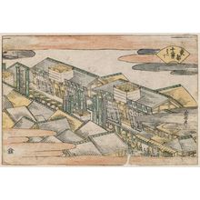 Katsushika Hokusai: Sakai-chô, from the series Twelve Views of the Eastern Capital (Tôto jûni kei) - Museum of Fine Arts