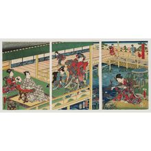 Utagawa Kunisada: The Fifth Month (Satsuki), from the series Genji in the Twelve Months (Genji jûnikagetsu no uchi) - Museum of Fine Arts