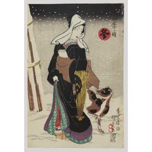 Utagawa Kunisada: Winter (Fuyu), from the series The Four Seasons (Shiki no uchi) - Museum of Fine Arts