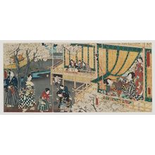 Utagawa Kunisada: Azuma Genji Wakana no maki - Museum of Fine Arts