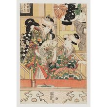 Utagawa Kunisada: Opening Performance in the Eleventh Month (Kagurazuki kaomise no kôkei) - Museum of Fine Arts