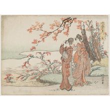 Katsushika Hokusai: Bush-clover (Hagi), from the series Fashionable Six Jewel Rivers (Fûryû Mu Tamagawa) - Museum of Fine Arts