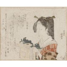 Katsushika Hokusai: Court Lady with New Year Decorations - Museum of Fine Arts