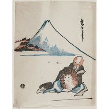 Ritsuen: Saigyô at Mount Fuji - ボストン美術館