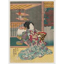 Utagawa Kunisada, 歌川国貞 (Utagawa Kunisada I (Toyokuni III))による浮世絵「A Summer Morning」