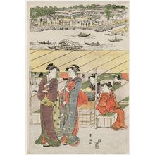 Utagawa Toyokuni I: The Approach to Ryôgoku Bridge - Museum of Fine Arts