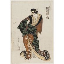 Katsushika Hokusai: Actor Segawa Michinosuke as Yoshibei's Wife Komume - Museum of Fine Arts