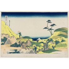 Katsushika Hokusai: Lower Meguro (Shimo-Meguro), from the series Thirty-six Views of Mount Fuji (Fugaku sanjûrokkei) - Museum of Fine Arts