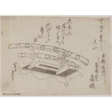 Katsushika Hokusai: Swords on Stand - Museum of Fine Arts