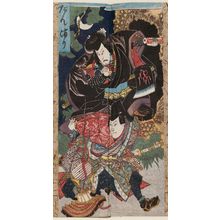 日本版画 "Actors" 由 Utagawa Kunisada, 歌川国貞 (Utagawa Kunisada I (Toyokuni III)) 创作