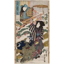 日本版画 "Actors" 由 Utagawa Kunisada, 歌川国貞 (Utagawa Kunisada I (Toyokuni III)) 创作