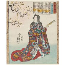 歌川国芳: Yuya, from the series Twenty-four Japanese Paragons of Filial Piety (Honchô nijûshi kô) - ボストン美術館