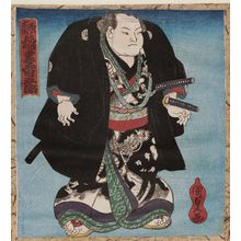 Utagawa Kunisada: Sumô Wrestler Inazuma Raigorô, Ôzeki of the West - Museum of Fine Arts