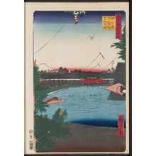 歌川広重: Hibiya and Soto-Sakurada from Yamashita-chô (Yamashita-chô Hibiya Soto-Sakurada), from the series One Hundred Famous Views of Edo (Meisho Edo hyakkei) - ボストン美術館