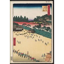 歌川広重: Yatsukôji, inside Suijikai Gate (Suijikai-uchi Yatsukôji), from the series One Hundred Famous Views of Edo (Meisho Edo hyakkei) - ボストン美術館