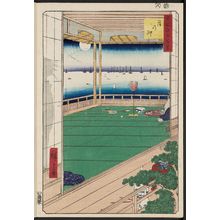 Utagawa Hiroshige: Moon-Viewing Point (Tsuki no misaki), from the series One Hundred Famous Views of Edo (Meisho Edo hyakkei) - Museum of Fine Arts