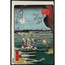Utagawa Hirokage: No. 3, Strange Events at Tomonoura in Asakusa (Asakusa Tomonoura no kikai), from the series Comical Views of Famous Places in Edo (Edo meisho dôke zukushi) - Museum of Fine Arts
