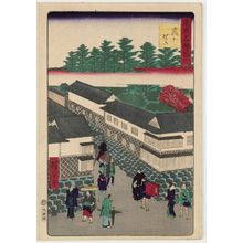 Utagawa Hiroshige III: Kasumigaseki, from the series Famous Places in Tokyo (Tôkyô meisho zue) - Museum of Fine Arts