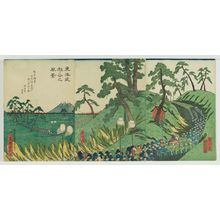 Utagawa Yoshikata: View of Hodogaya on the Tôkaidô (Tôkaidô Hodogaya no fûkei) - Museum of Fine Arts