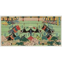 Utagawa Yoshitsuya: The Thirty-six Poetic Immortals (Sanjûroku kasen) - Museum of Fine Arts