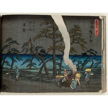 Utagawa Hiroshige: No. 29 - Hamamatsu, from the series The Tôkaidô Road - The Fifty-three Stations (Tôkaidô - Gojûsan tsugi no uchi) - Museum of Fine Arts
