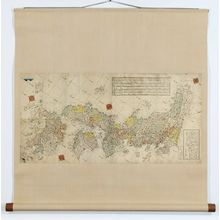 Takashiba Mitsuo: A Map of the Country, Provinces, and Territories of Great Japan (Dainihon kokugun yochi zenzu) - Museum of Fine Arts