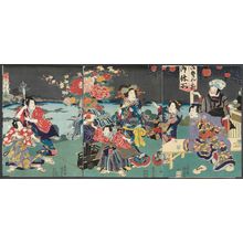 Utagawa Kunisada: Sono yukari ... no sairei - Museum of Fine Arts