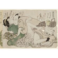 Katsukawa Shuncho: Erotic scenes - Museum of Fine Arts