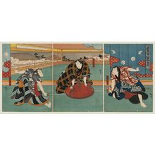 Utagawa Hirosada, 歌川広貞 (Gosôtei Hirosada)创作的日本版画《Actor》