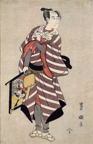 Utagawa Toyokuni I: (Sawamura SojuroIII as Uma no Samurai) - Minneapolis Institute of Arts 