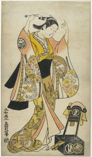 奥村利信: Sanjo Kantaro II as Yaoya Oshichi - ミネアポリス美術館