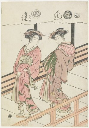 Hanabusa Shigenobu: Two Courtesan on a Veranda - Minneapolis Institute of Arts 