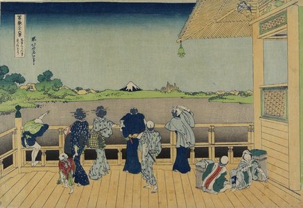 Katsushika Hokusai: Sazai Hall of the Five-Hundred -Rakan Temple - Minneapolis Institute of Arts 