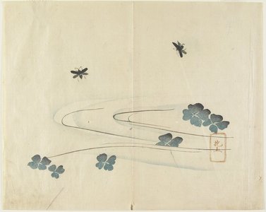 Yamada Ho_gyoku: (Insects Flying Over Water) - ミネアポリス美術館